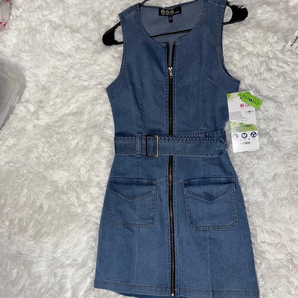 Rewash denim dress